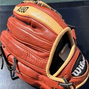 Wilson A550 11” boy/girl baseball glove model number AD5RB20011